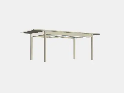 RONNINGE Extendable table 2 Low-poly 3D model