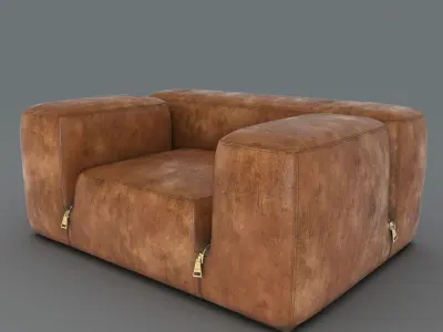 Polo Sofa Set 3D model