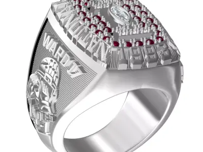 FSU National Championship Ring 3D print model