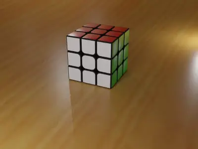 rubic cube Free low-poly 3D model