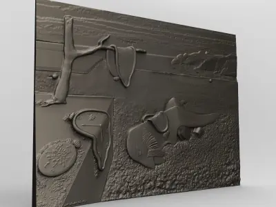 Dali 3d model The Persistence of Memory 3D print model
