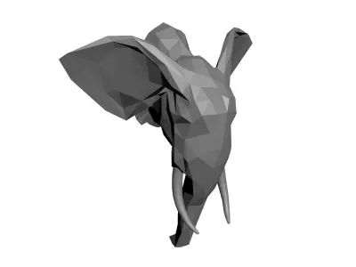 Animal models low-poly 3D print model
