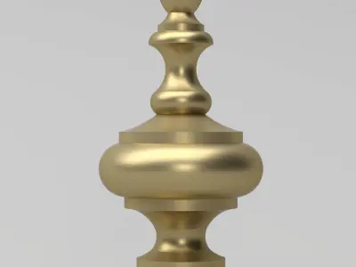 Elegant Finial  3D model