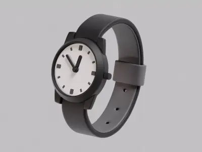 Cartoon Wrist Watch hand watch Low-poly 3D model