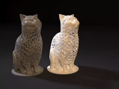 Cat decor 3D print model