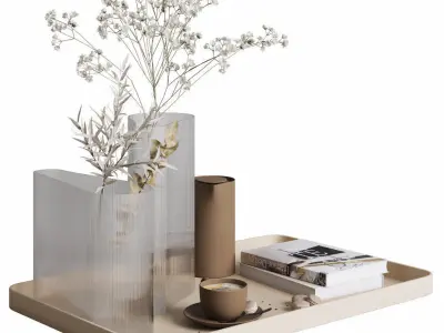 Coffee set 04 3D model