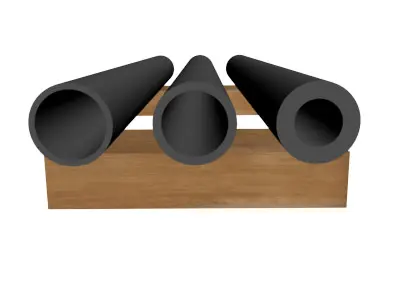 1-1 2in Pipe 3D model