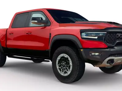 RAM 1500 TRX 2022 Low-poly 3D model