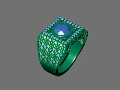 STL 3DM Gents Rings Ready Models Mens Rings 3D print model 3D print model