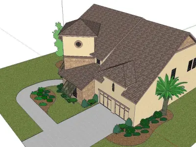 Regal-Luxury-Villa Area-09 3D model