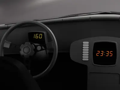 1977 Pontiac Phantom Madame X  Concept  3D model