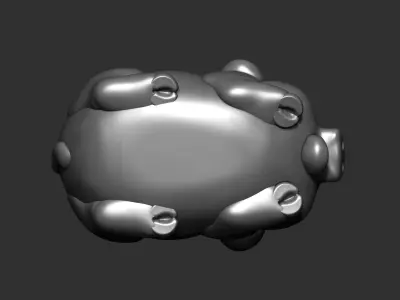 baby pig 3D print model