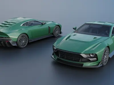 Aston Martin Valour 2024 3D print model