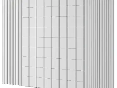 Wall Panel 3d model Low-poly 3D model 4