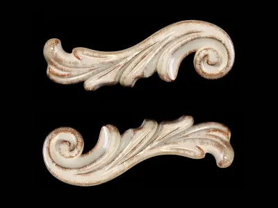 Classic carved 080 3D model