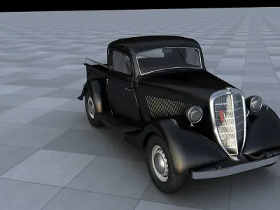 GAZ M415 Pickup 3D model