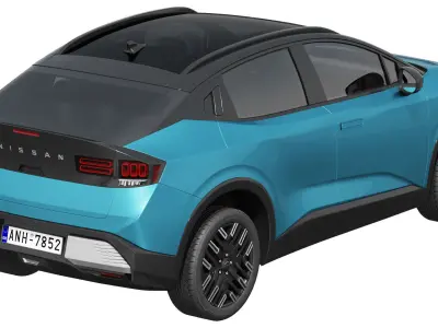 Nissan Leaf 2026 3D model