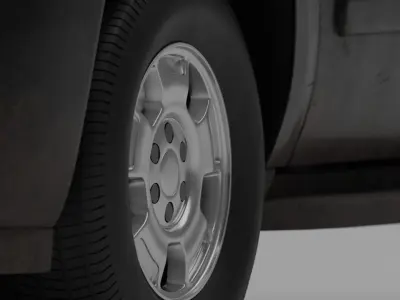 car full rigged  3D model
