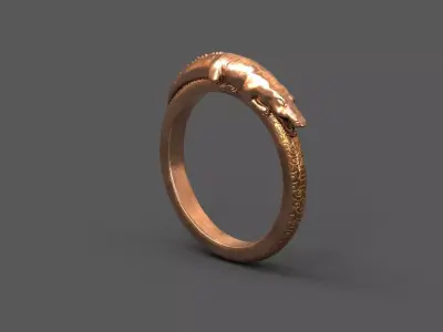 High-Quality 3D Ring Model Low-poly 3D model 15