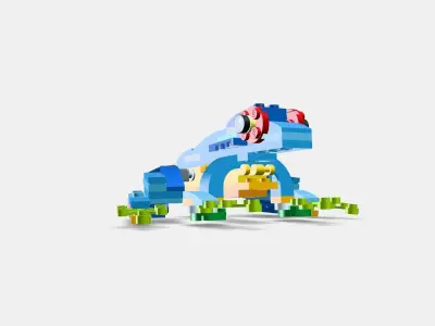 LEGO Creator 3in1 Exotic Parrot 31136 Low-poly 3D model