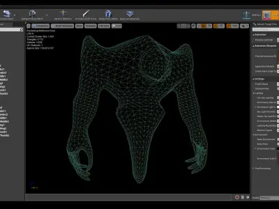 Fire elemental low-poly game engine ready 3D model Low-poly 3D model