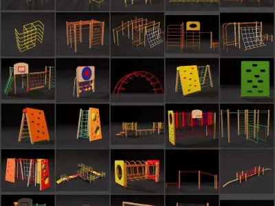 Sports ground 3D model