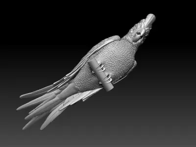 parrot  cacadu 3D print model