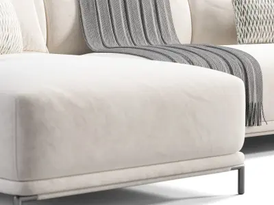 Marlet Corner seater Sofa 3D model