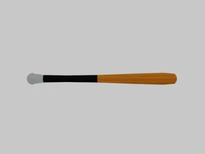 Baseball Bat Low-poly 3D model