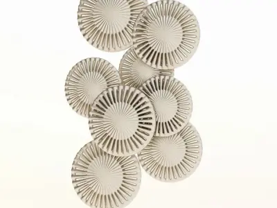 Metal Wall Sculpture 3D model