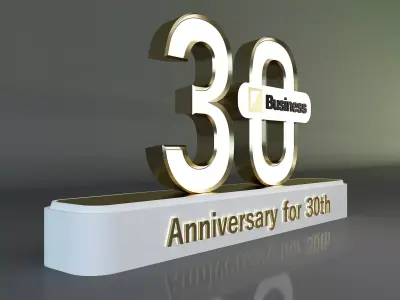 30 years anniversary 3d model a661b 3D model