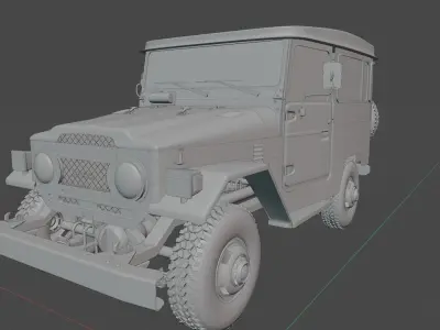 Toyota fj40 Landcruiser 3D model