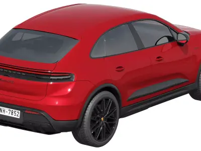 Porsche Macan GTS 2026 3D model