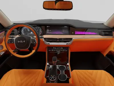 2022 KIA Mohave HQ Interior Low-poly 3D model