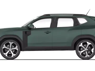 Dacia Duster 2024 3D model