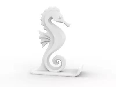 Seahorse Statue 3D Printable 3D print model