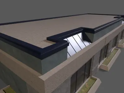full building 1  Free low-poly 3D model