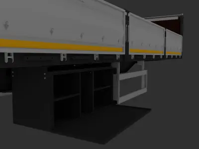 kassbohrer semi trailer 3D model