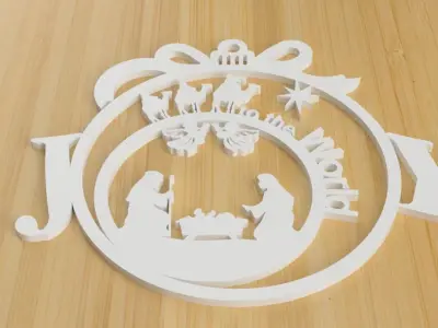 christmas ornament 3D print model