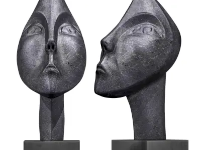 6 Different SETS of Sculptures SET VOL73 3D Model Collection