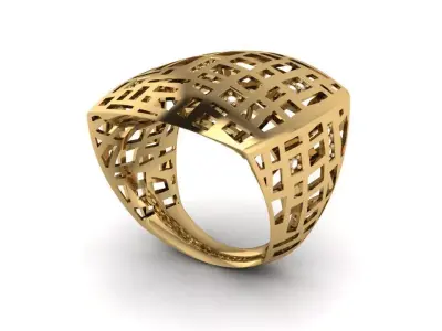 Ready Women Ring STL 3D Models  3D print model