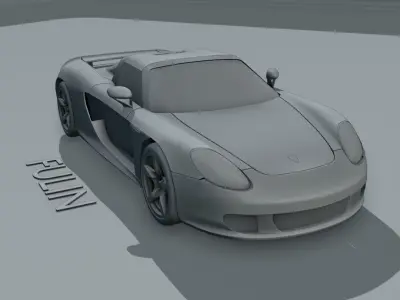 Porsche Carrera GT 3D model