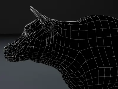 Dairy Cow  3D model