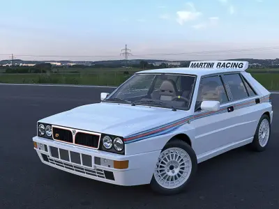 Lancia Delta HF Integrale 3D model