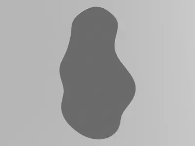 Pond mirrors Low-poly 3D model