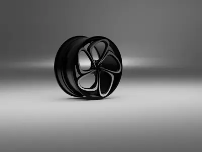 High Poly Car Rims Concept  3D model