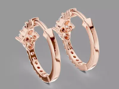  Diamond Hoops  3D print model