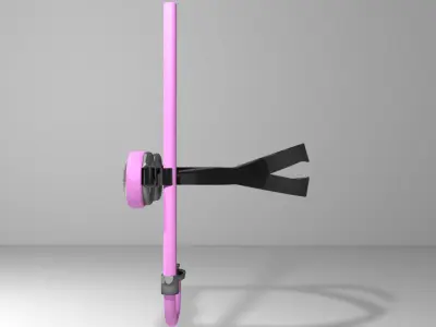 Scuba Diver Mask Type 4 3D model