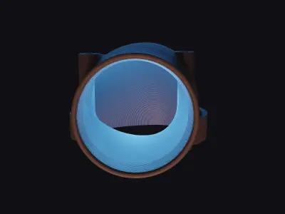 C20xe Powercap 76 mm NO fitting RIGHT 3D print model