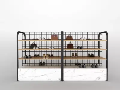 shelving monomer decoration Cabinets Modern 3D model